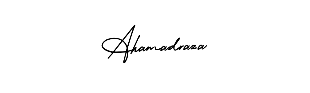 if you are searching for the best signature style for your name Ahamadraza. so please give up your signature search. here we have designed multiple signature styles  using AmerikaSignatureDemo-Regular. Ahamadraza signature style 3 images and pictures png