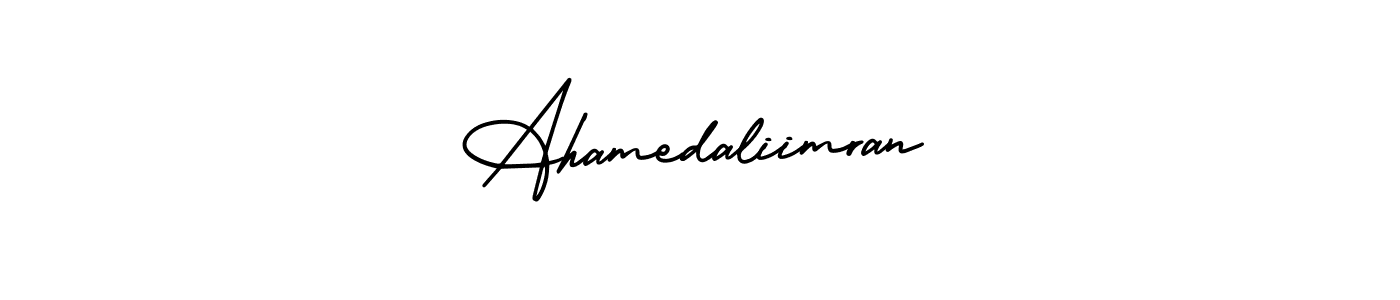 Check out images of Autograph of Ahamedaliimran name. Actor Ahamedaliimran Signature Style. AmerikaSignatureDemo-Regular is a professional sign style online. Ahamedaliimran signature style 3 images and pictures png