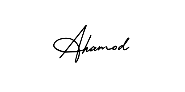 Also You can easily find your signature by using the search form. We will create Ahamod name handwritten signature images for you free of cost using AmerikaSignatureDemo-Regular sign style. Ahamod signature style 3 images and pictures png