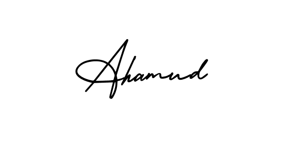 Also we have Ahamud name is the best signature style. Create professional handwritten signature collection using AmerikaSignatureDemo-Regular autograph style. Ahamud signature style 3 images and pictures png