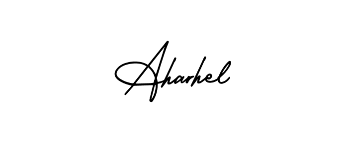 Also You can easily find your signature by using the search form. We will create Aharhel name handwritten signature images for you free of cost using AmerikaSignatureDemo-Regular sign style. Aharhel signature style 3 images and pictures png