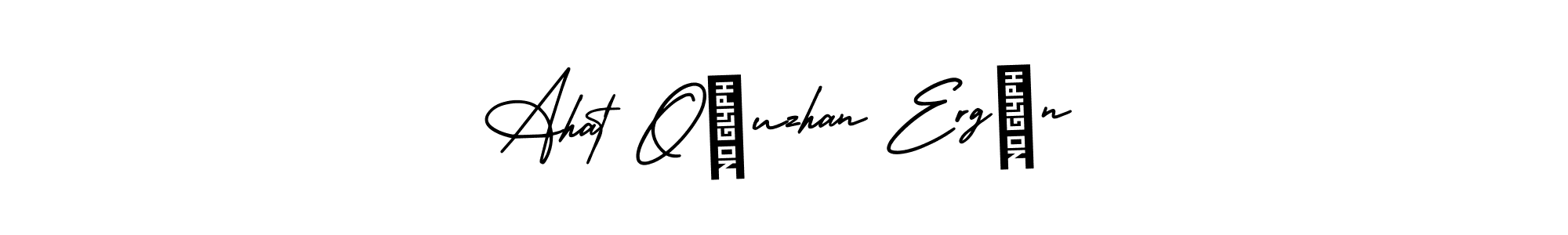 Ahat Oğuzhan Ergİn stylish signature style. Best Handwritten Sign (AmerikaSignatureDemo-Regular) for my name. Handwritten Signature Collection Ideas for my name Ahat Oğuzhan Ergİn. Ahat Oğuzhan Ergİn signature style 3 images and pictures png