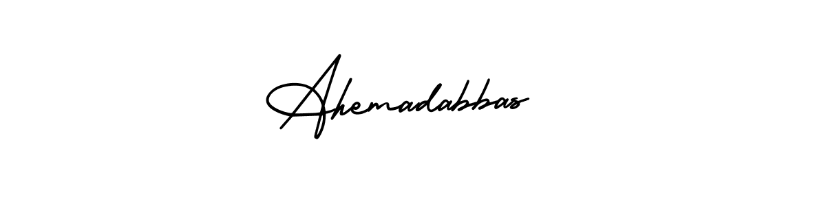 This is the best signature style for the Ahemadabbas  name. Also you like these signature font (AmerikaSignatureDemo-Regular). Mix name signature. Ahemadabbas  signature style 3 images and pictures png