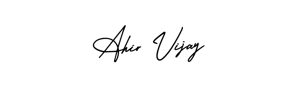 Once you've used our free online signature maker to create your best signature AmerikaSignatureDemo-Regular style, it's time to enjoy all of the benefits that Ahir Vijay name signing documents. Ahir Vijay signature style 3 images and pictures png