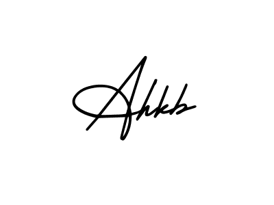 Best and Professional Signature Style for Ahkb. AmerikaSignatureDemo-Regular Best Signature Style Collection. Ahkb signature style 3 images and pictures png