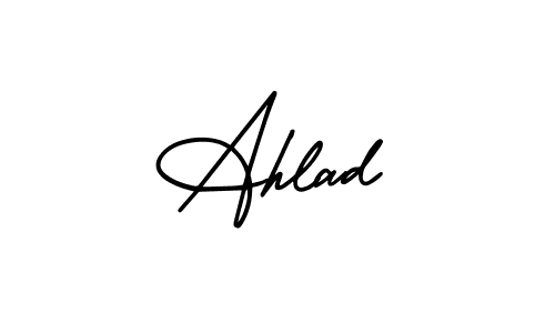 AmerikaSignatureDemo-Regular is a professional signature style that is perfect for those who want to add a touch of class to their signature. It is also a great choice for those who want to make their signature more unique. Get Ahlad name to fancy signature for free. Ahlad signature style 3 images and pictures png