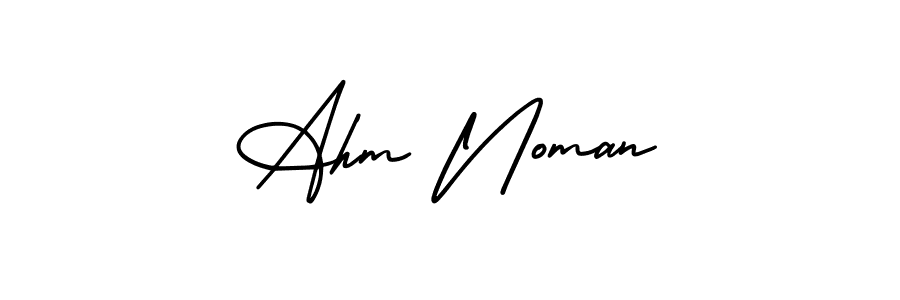 Once you've used our free online signature maker to create your best signature AmerikaSignatureDemo-Regular style, it's time to enjoy all of the benefits that Ahm Noman name signing documents. Ahm Noman signature style 3 images and pictures png