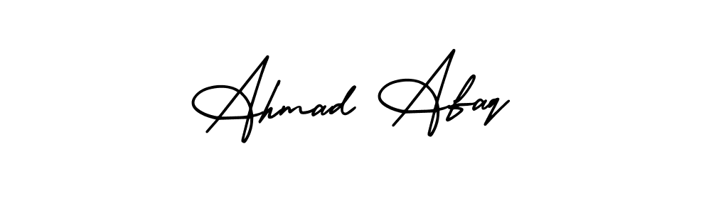 Create a beautiful signature design for name Ahmad Afaq. With this signature (AmerikaSignatureDemo-Regular) fonts, you can make a handwritten signature for free. Ahmad Afaq signature style 3 images and pictures png