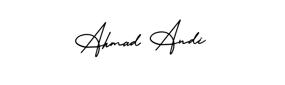 It looks lik you need a new signature style for name Ahmad Andi. Design unique handwritten (AmerikaSignatureDemo-Regular) signature with our free signature maker in just a few clicks. Ahmad Andi signature style 3 images and pictures png