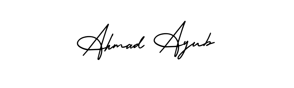 Also we have Ahmad Ayub name is the best signature style. Create professional handwritten signature collection using AmerikaSignatureDemo-Regular autograph style. Ahmad Ayub signature style 3 images and pictures png