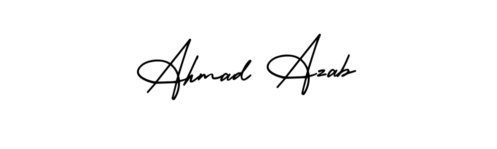 Also we have Ahmad Azab name is the best signature style. Create professional handwritten signature collection using AmerikaSignatureDemo-Regular autograph style. Ahmad Azab signature style 3 images and pictures png