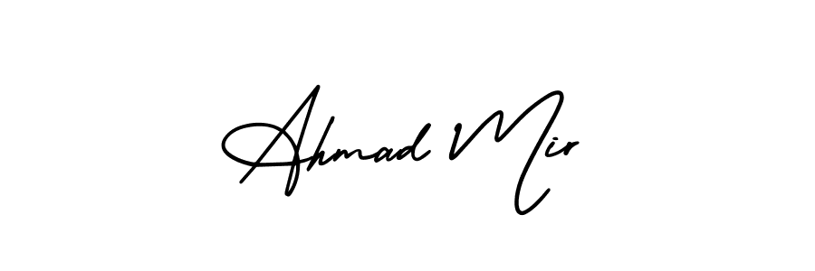 Design your own signature with our free online signature maker. With this signature software, you can create a handwritten (AmerikaSignatureDemo-Regular) signature for name Ahmad Mir. Ahmad Mir signature style 3 images and pictures png