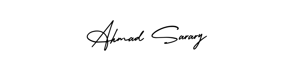 Ahmad Sarary stylish signature style. Best Handwritten Sign (AmerikaSignatureDemo-Regular) for my name. Handwritten Signature Collection Ideas for my name Ahmad Sarary. Ahmad Sarary signature style 3 images and pictures png