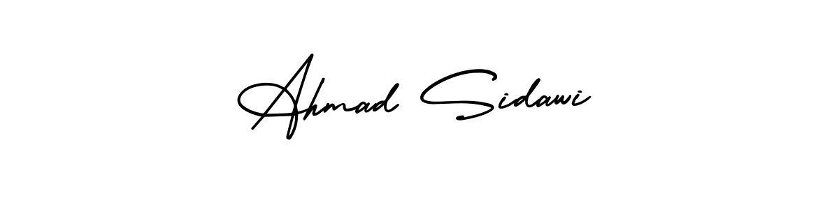 Make a beautiful signature design for name Ahmad Sidawi. Use this online signature maker to create a handwritten signature for free. Ahmad Sidawi signature style 3 images and pictures png