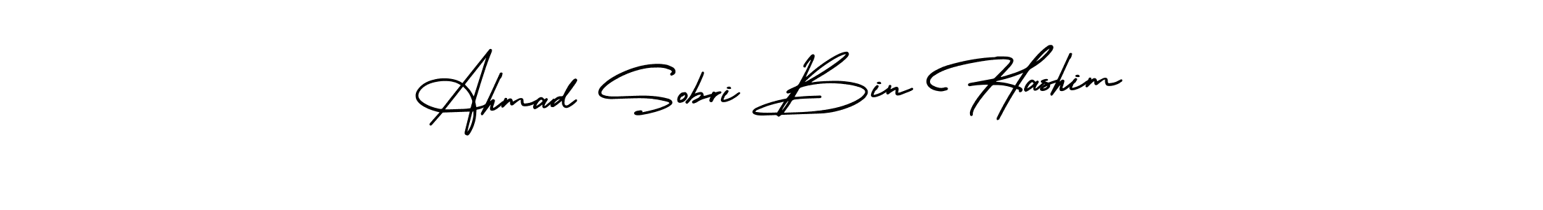 if you are searching for the best signature style for your name Ahmad Sobri Bin Hashim. so please give up your signature search. here we have designed multiple signature styles  using AmerikaSignatureDemo-Regular. Ahmad Sobri Bin Hashim signature style 3 images and pictures png
