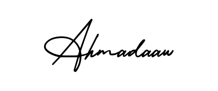 Upgrade your professional image with Ahmadaaw signature created with AmerikaSignatureDemo-Regular font. Fast, free, and watermark-free download. Ahmadaaw signature style 3 images and pictures png