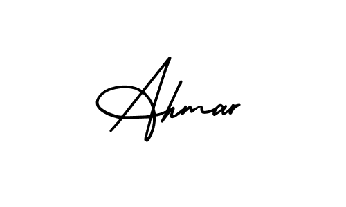 if you are searching for the best signature style for your name Ahmar. so please give up your signature search. here we have designed multiple signature styles  using AmerikaSignatureDemo-Regular. Ahmar signature style 3 images and pictures png