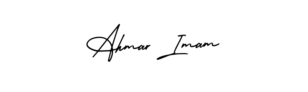 This is the best signature style for the Ahmar Imam name. Also you like these signature font (AmerikaSignatureDemo-Regular). Mix name signature. Ahmar Imam signature style 3 images and pictures png