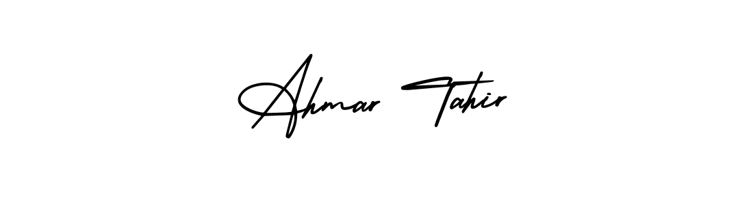 if you are searching for the best signature style for your name Ahmar Tahir. so please give up your signature search. here we have designed multiple signature styles  using AmerikaSignatureDemo-Regular. Ahmar Tahir signature style 3 images and pictures png