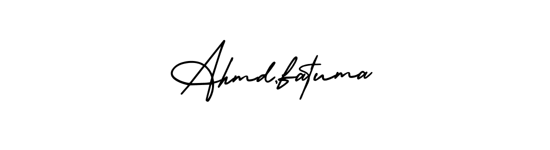 Also You can easily find your signature by using the search form. We will create Ahmd,fatuma name handwritten signature images for you free of cost using AmerikaSignatureDemo-Regular sign style. Ahmd,fatuma signature style 3 images and pictures png