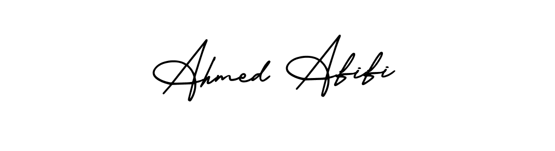 The best way (AmerikaSignatureDemo-Regular) to make a short signature is to pick only two or three words in your name. The name Ahmed Afifi include a total of six letters. For converting this name. Ahmed Afifi signature style 3 images and pictures png