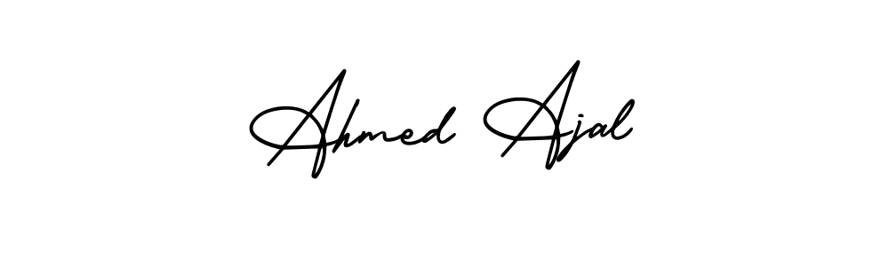 Make a beautiful signature design for name Ahmed Ajal. Use this online signature maker to create a handwritten signature for free. Ahmed Ajal signature style 3 images and pictures png