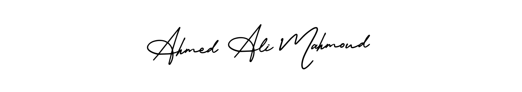 Also You can easily find your signature by using the search form. We will create Ahmed Ali Mahmoud name handwritten signature images for you free of cost using AmerikaSignatureDemo-Regular sign style. Ahmed Ali Mahmoud signature style 3 images and pictures png