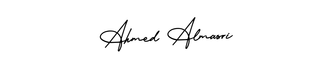 How to make Ahmed Almasri name signature. Use AmerikaSignatureDemo-Regular style for creating short signs online. This is the latest handwritten sign. Ahmed Almasri signature style 3 images and pictures png