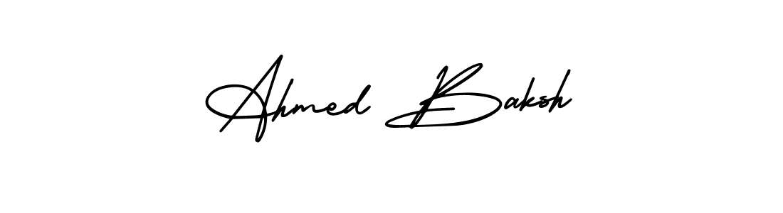 Similarly AmerikaSignatureDemo-Regular is the best handwritten signature design. Signature creator online .You can use it as an online autograph creator for name Ahmed Baksh. Ahmed Baksh signature style 3 images and pictures png