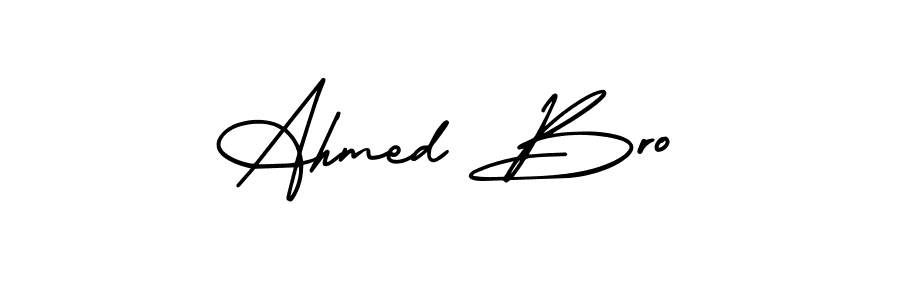 Also we have Ahmed Bro name is the best signature style. Create professional handwritten signature collection using AmerikaSignatureDemo-Regular autograph style. Ahmed Bro signature style 3 images and pictures png