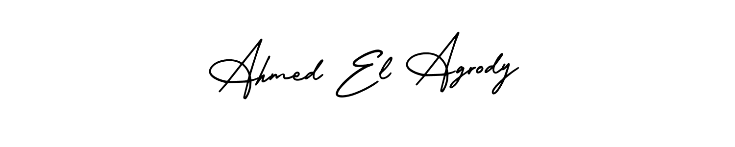 Also You can easily find your signature by using the search form. We will create Ahmed El Agrody name handwritten signature images for you free of cost using AmerikaSignatureDemo-Regular sign style. Ahmed El Agrody signature style 3 images and pictures png