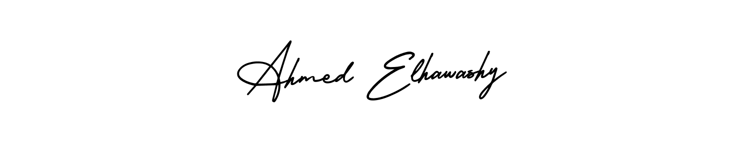 It looks lik you need a new signature style for name Ahmed Elhawashy. Design unique handwritten (AmerikaSignatureDemo-Regular) signature with our free signature maker in just a few clicks. Ahmed Elhawashy signature style 3 images and pictures png