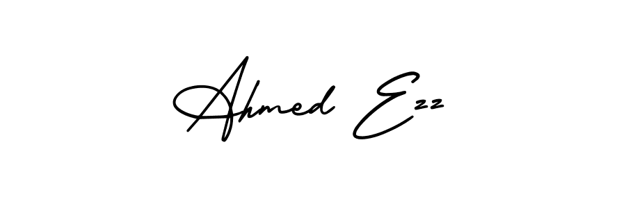 Use a signature maker to create a handwritten signature online. With this signature software, you can design (AmerikaSignatureDemo-Regular) your own signature for name Ahmed Ezz. Ahmed Ezz signature style 3 images and pictures png