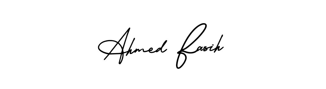 Create a beautiful signature design for name Ahmed Fasih. With this signature (AmerikaSignatureDemo-Regular) fonts, you can make a handwritten signature for free. Ahmed Fasih signature style 3 images and pictures png