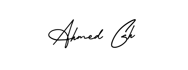 Design your own signature with our free online signature maker. With this signature software, you can create a handwritten (AmerikaSignatureDemo-Regular) signature for name Ahmed Gh. Ahmed Gh signature style 3 images and pictures png