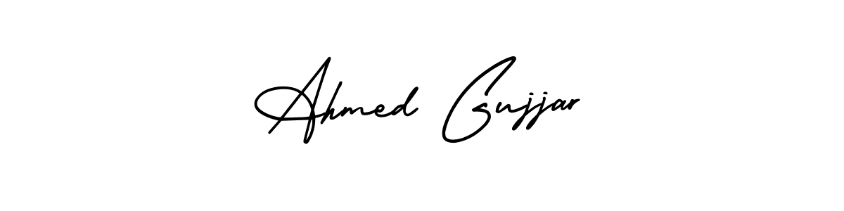 Also we have Ahmed Gujjar name is the best signature style. Create professional handwritten signature collection using AmerikaSignatureDemo-Regular autograph style. Ahmed Gujjar signature style 3 images and pictures png