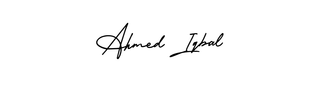 Make a beautiful signature design for name Ahmed Iqbal. Use this online signature maker to create a handwritten signature for free. Ahmed Iqbal signature style 3 images and pictures png