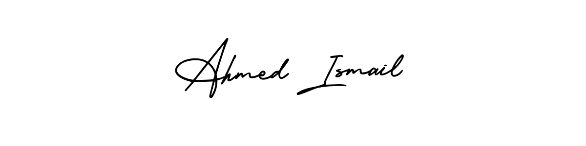 Make a beautiful signature design for name Ahmed Ismail. With this signature (AmerikaSignatureDemo-Regular) style, you can create a handwritten signature for free. Ahmed Ismail signature style 3 images and pictures png