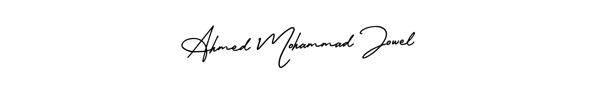 Also we have Ahmed Mohammad Jowel name is the best signature style. Create professional handwritten signature collection using AmerikaSignatureDemo-Regular autograph style. Ahmed Mohammad Jowel signature style 3 images and pictures png