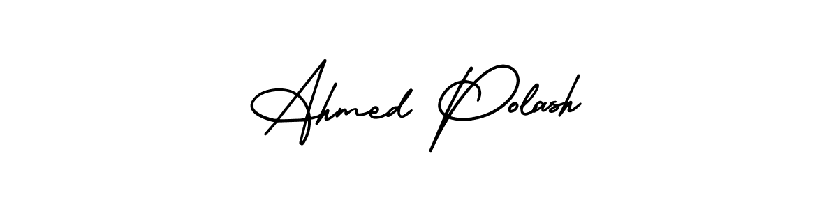 How to make Ahmed Polash signature? AmerikaSignatureDemo-Regular is a professional autograph style. Create handwritten signature for Ahmed Polash name. Ahmed Polash signature style 3 images and pictures png
