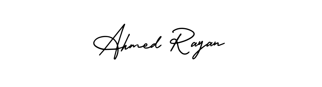 Make a beautiful signature design for name Ahmed Rayan. Use this online signature maker to create a handwritten signature for free. Ahmed Rayan signature style 3 images and pictures png