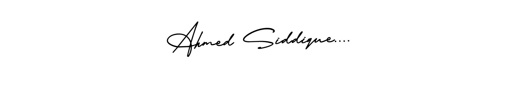 This is the best signature style for the Ahmed Siddique.... name. Also you like these signature font (AmerikaSignatureDemo-Regular). Mix name signature. Ahmed Siddique.... signature style 3 images and pictures png