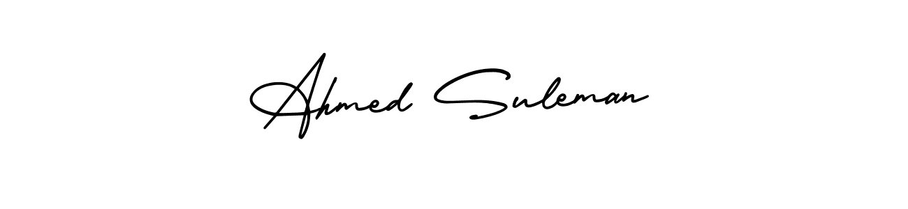 How to Draw Ahmed Suleman signature style? AmerikaSignatureDemo-Regular is a latest design signature styles for name Ahmed Suleman. Ahmed Suleman signature style 3 images and pictures png