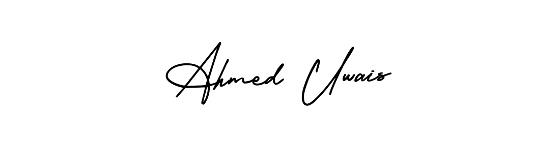 Create a beautiful signature design for name Ahmed Uwais. With this signature (AmerikaSignatureDemo-Regular) fonts, you can make a handwritten signature for free. Ahmed Uwais signature style 3 images and pictures png