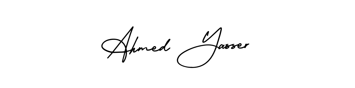 Create a beautiful signature design for name Ahmed Yasser. With this signature (AmerikaSignatureDemo-Regular) fonts, you can make a handwritten signature for free. Ahmed Yasser signature style 3 images and pictures png