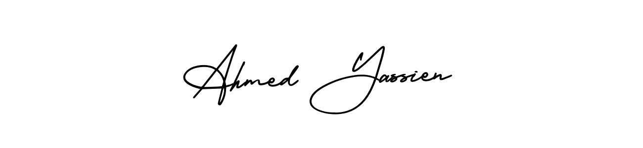 See photos of Ahmed Yassien official signature by Spectra . Check more albums & portfolios. Read reviews & check more about AmerikaSignatureDemo-Regular font. Ahmed Yassien signature style 3 images and pictures png