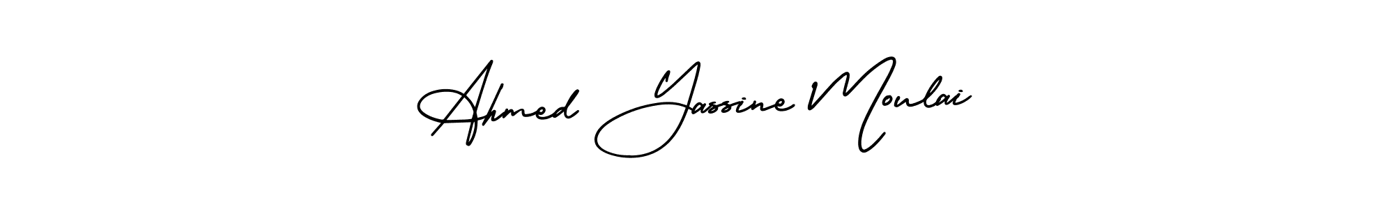 Best and Professional Signature Style for Ahmed Yassine Moulai. AmerikaSignatureDemo-Regular Best Signature Style Collection. Ahmed Yassine Moulai signature style 3 images and pictures png