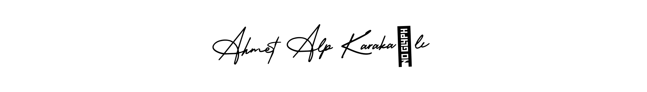 Ahmet Alp Karakaşlı stylish signature style. Best Handwritten Sign (AmerikaSignatureDemo-Regular) for my name. Handwritten Signature Collection Ideas for my name Ahmet Alp Karakaşlı. Ahmet Alp Karakaşlı signature style 3 images and pictures png