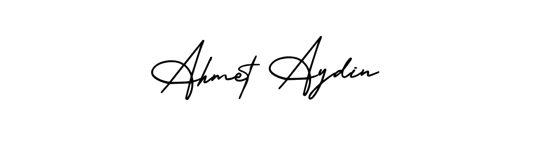 Create a beautiful signature design for name Ahmet Aydin. With this signature (AmerikaSignatureDemo-Regular) fonts, you can make a handwritten signature for free. Ahmet Aydin signature style 3 images and pictures png