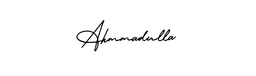 if you are searching for the best signature style for your name Ahmmadulla. so please give up your signature search. here we have designed multiple signature styles  using AmerikaSignatureDemo-Regular. Ahmmadulla signature style 3 images and pictures png